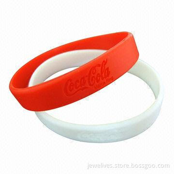 Silicone promotional bracelets